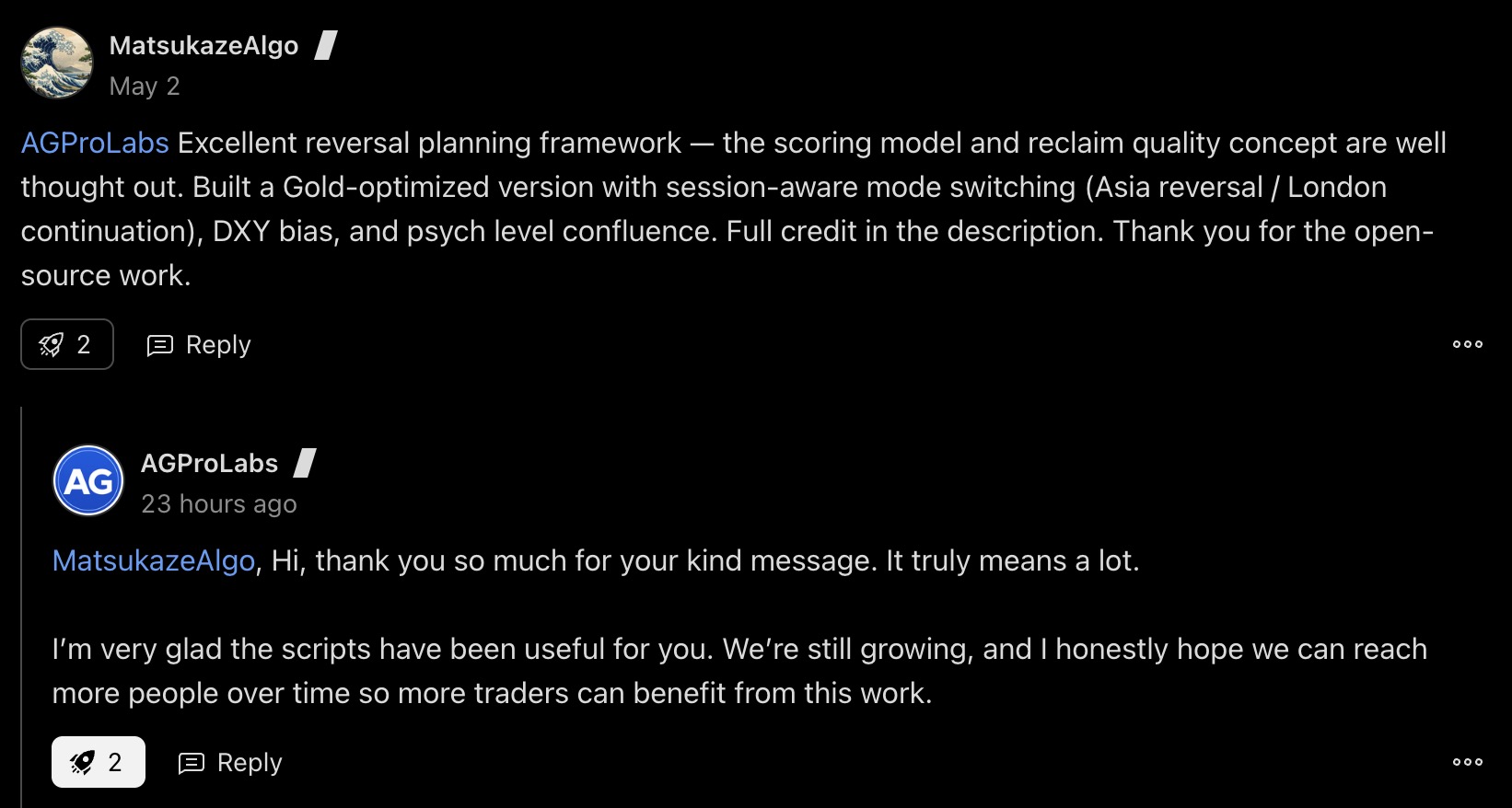 AGProLabs endorsement